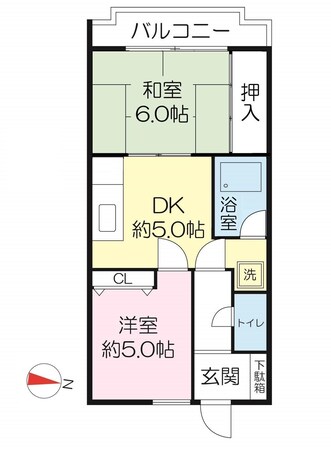 西宮北口駅 徒歩15分 3階の物件間取画像